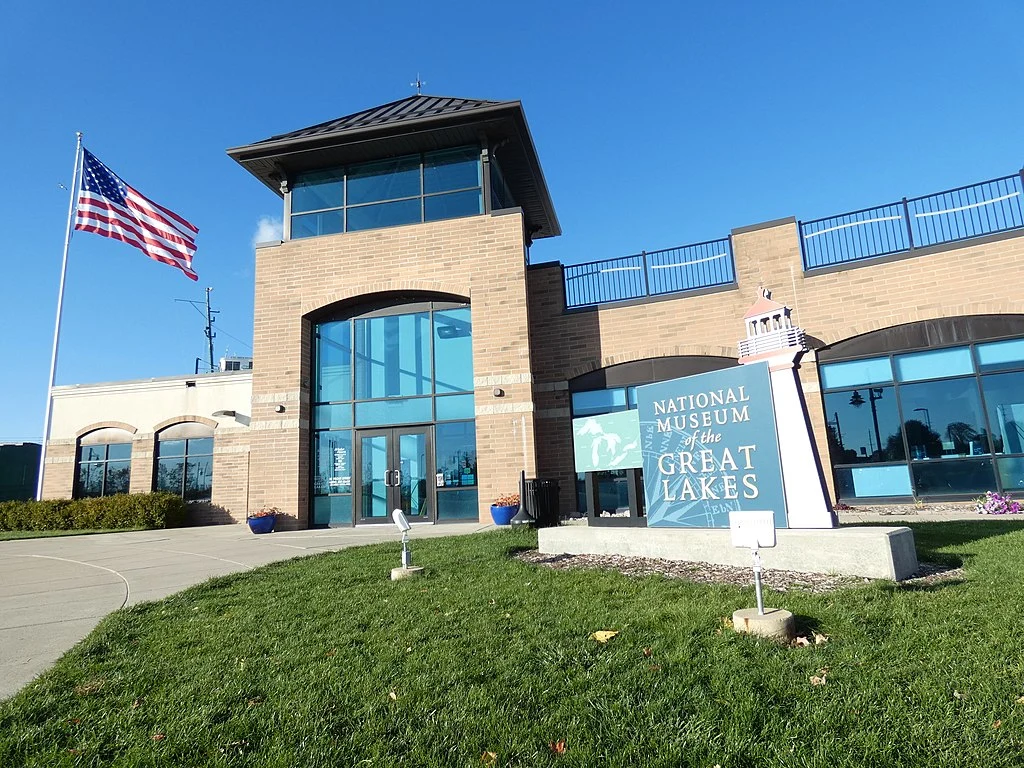 the entrance of The National Museum of the Great Lakes, Toledo, OH